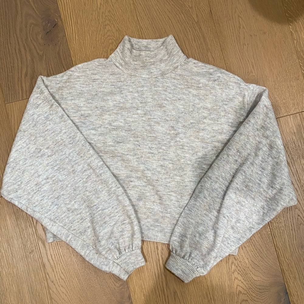 Free People Mock Neck Sweater